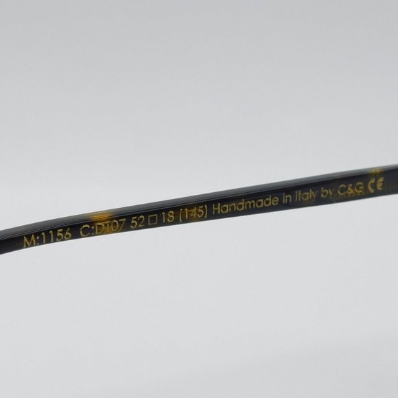 NEW CUTLER AND GROSS OF LONDON CGOP-1156-DT07 DARK TORTOISE CAT EYE EYEG… - Picture 10 of 12